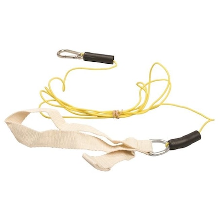 Cando 10-5810 4 Ft. Exercise Bungee Cord With Attachments; Tan - 2 X Light
